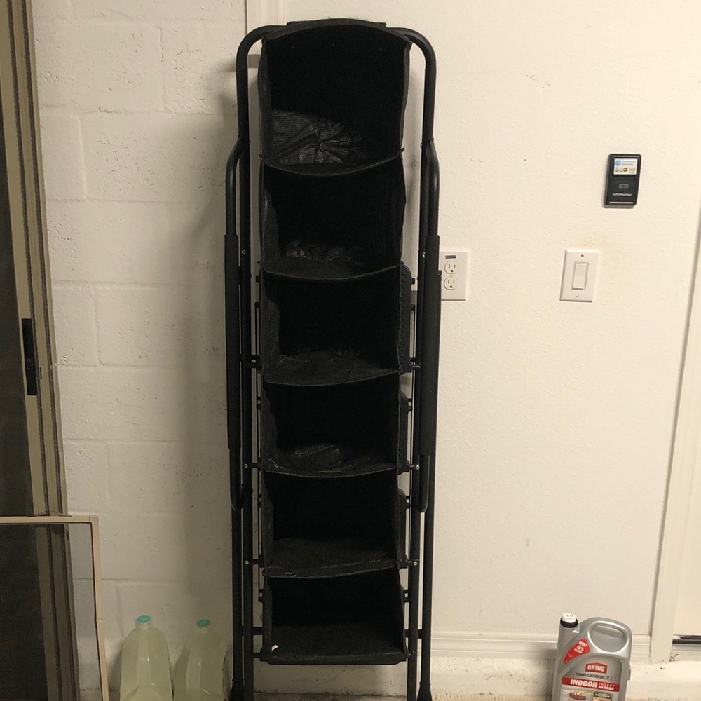 Black Foldable Storage Organizer